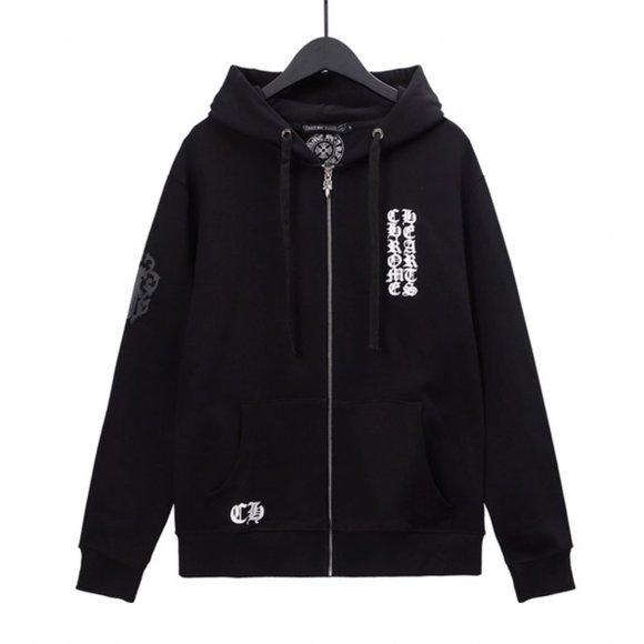 Chrome Hearts Cross Print Zip Hoodie - Picture 1 of 9
